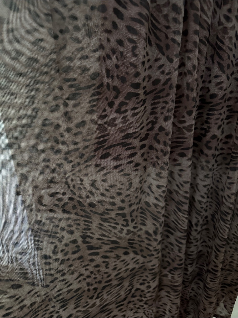Torrid. 2X. NWT.  Brown Leopard-Print Sheer Maxi Dress - Picture 5 of 9